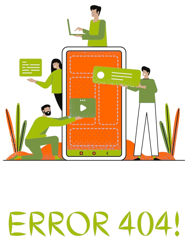 Fehlermeldung - Seite nicht gefunden